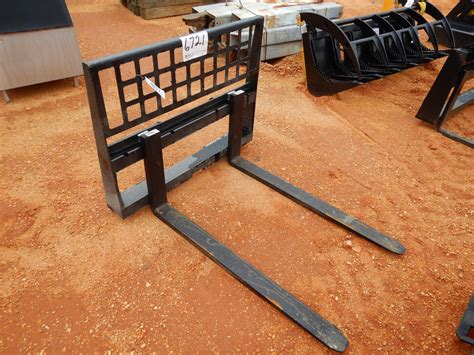 forklift attachment for skid steer|aftermarket skid steer forks.